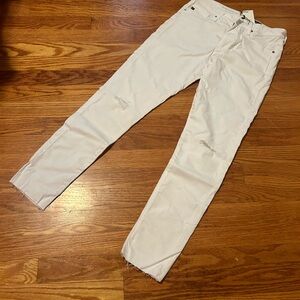 AG Farrah skinny ankle white jean size 29